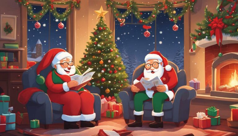 surprising grandparents with santa letters